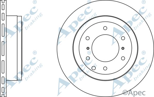 APEC BRAKING Тормозной диск DSK2669